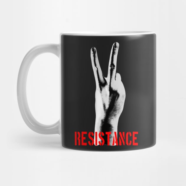 Resistance Two Fingers by artpirate